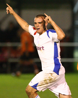 YOUTH GEORGE COX CELEBRATES LUTON